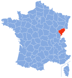 杜省在法国的位置