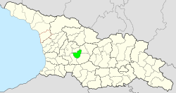 泽斯塔波尼市镇在格鲁吉亚的位置