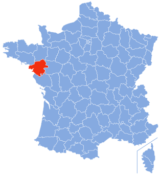 大西洋卢瓦尔省在法国的位置