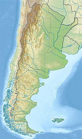 卡斯特利鎮在阿根廷的位置