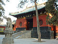 河南少林寺，河南省現屬於華中地區，但在民國時期屬於華北地區
