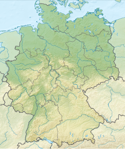祖格峰在德國的位置