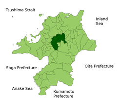 飯塚市位置圖