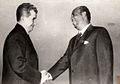与索马里总统莫哈梅·西亚德·巴雷（1976年3月4日）