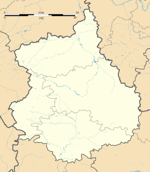 韦尔莱沙特尔在厄尔-卢瓦省的位置