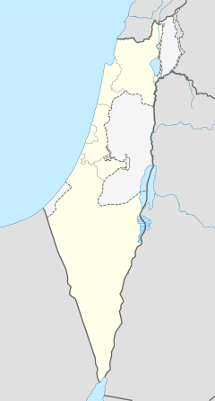 马萨达在以色列的位置