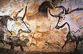 拉斯科洞窟的洞穴壁画（法国多尔多涅省蒙蒂尼亚克）