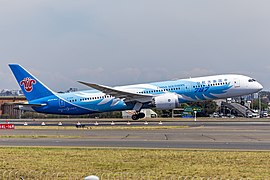 南航波音787-9於雪梨機場