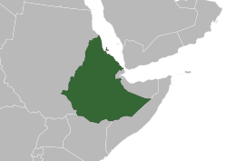 衣索比亞和厄利垂亞聯邦在1952年时候的疆域
