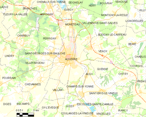 欧塞尔市镇地图