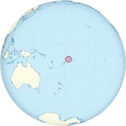Wallis and Futuna的位置
