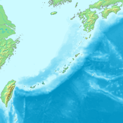 沖繩縣在琉球群島的位置
