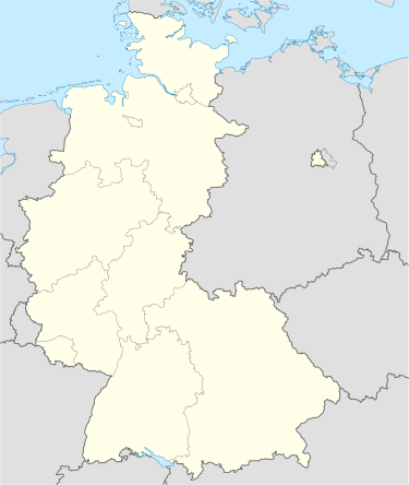1987年至1988年德国足球甲级联赛在西德的位置