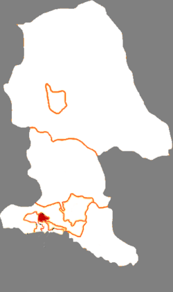 青山區在包頭市的位置