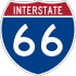 66號州際公路 marker
