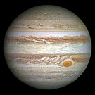 木星及缩小的大红斑