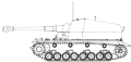K 18野戰自走炮/驅逐戰車設計。