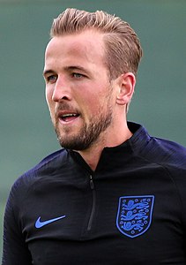 2018年世界盃隨英格蘭培訓時的哈里·凱恩。