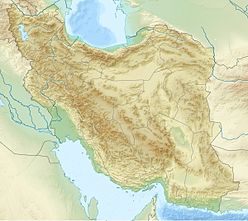 卡維爾鹽漠在伊朗的位置