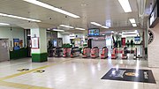 橋本站閘口（2018年6月28日）