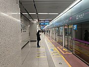 3號線往魚化寨站站台（2022年2月）