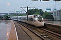 CR400BF担当的G3次列车抵达上海虹桥站