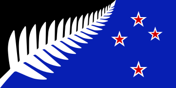 2015-2016年新西蘭國旗公投中被否決的銀葉蕨旗方案
