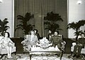 与民主高棉中央委员会总书记波尔布特、乔森潘（1978年）
