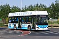 北京大兴公交使用的海格KLQ6106GAFCEV12型氢燃料电池城市客车