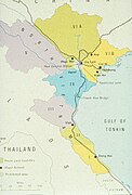 1973年的北越铁路系统地图
