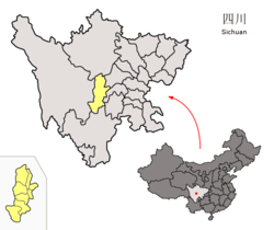 雅安市在四川省的地理位置