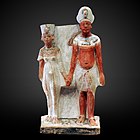 阿肯那頓與娜芙蒂蒂，埃及，公元前1345年。