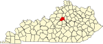 State map highlighting 安德森 County