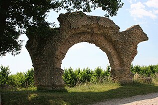 古罗马日耶河水道桥（Aqueduc du Gier）的遗迹“骆驼”（Le Chameau），是雅雷地区苏雪的地标