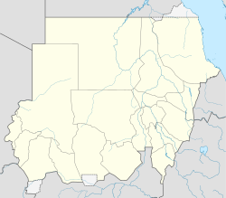 萨瓦金在蘇丹的位置