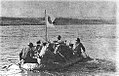 日軍士兵正在渡過哈拉哈河