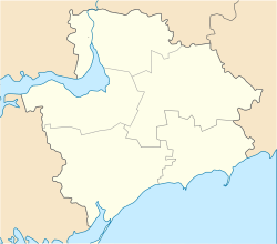別爾江斯克在扎波羅熱州的位置