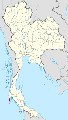 普吉府在泰国的位置
