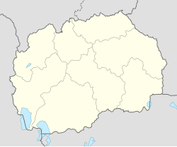 克魯舍沃在北馬其頓的位置