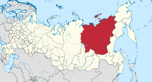 萨哈（雅库特）共和国在俄罗斯的位置。