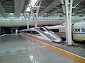 2014年，由CRH380AL担当的G676次列车于上海虹桥站