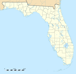 梅里特島在佛罗里达州的位置