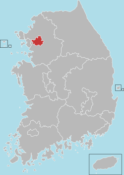首爾特別市位置圖