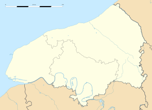 阿夫勒尔在滨海塞纳省的位置