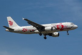 錦繡湖北號塗裝的空中客車A320-200
