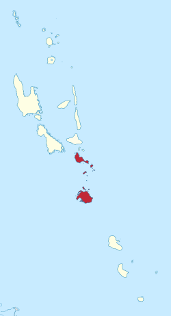 在瓦努阿图的位置