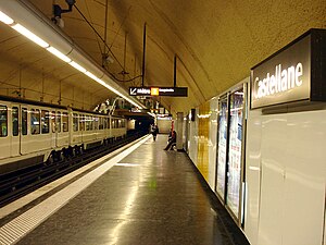 卡斯泰拉讷站的站台