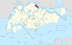 Location of Simpang in Singapore