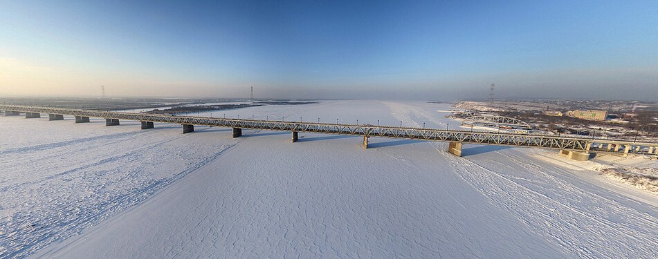 冬季的橋