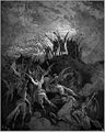 Angels of heaven blow trumpets in triumph, by Gustave Doré